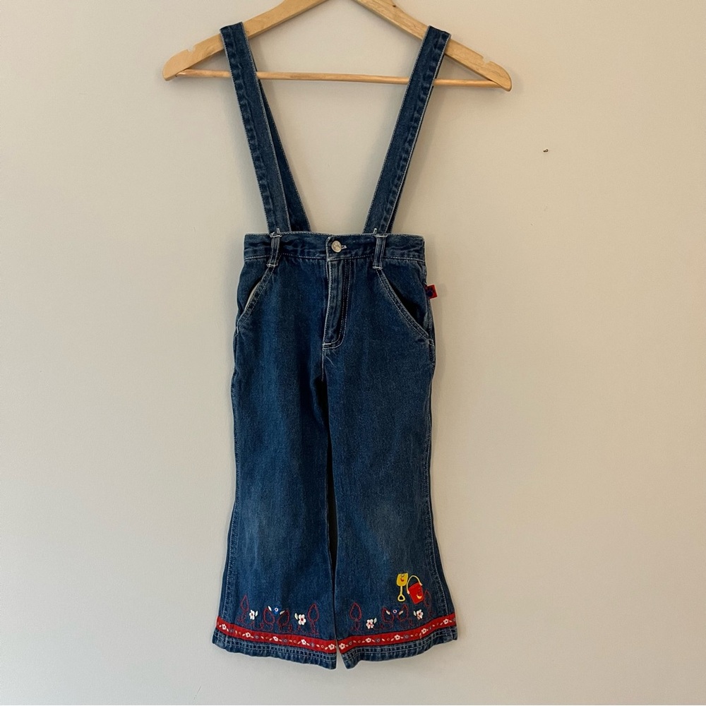 Vintage Blues Clues denim jeans with suspenders
